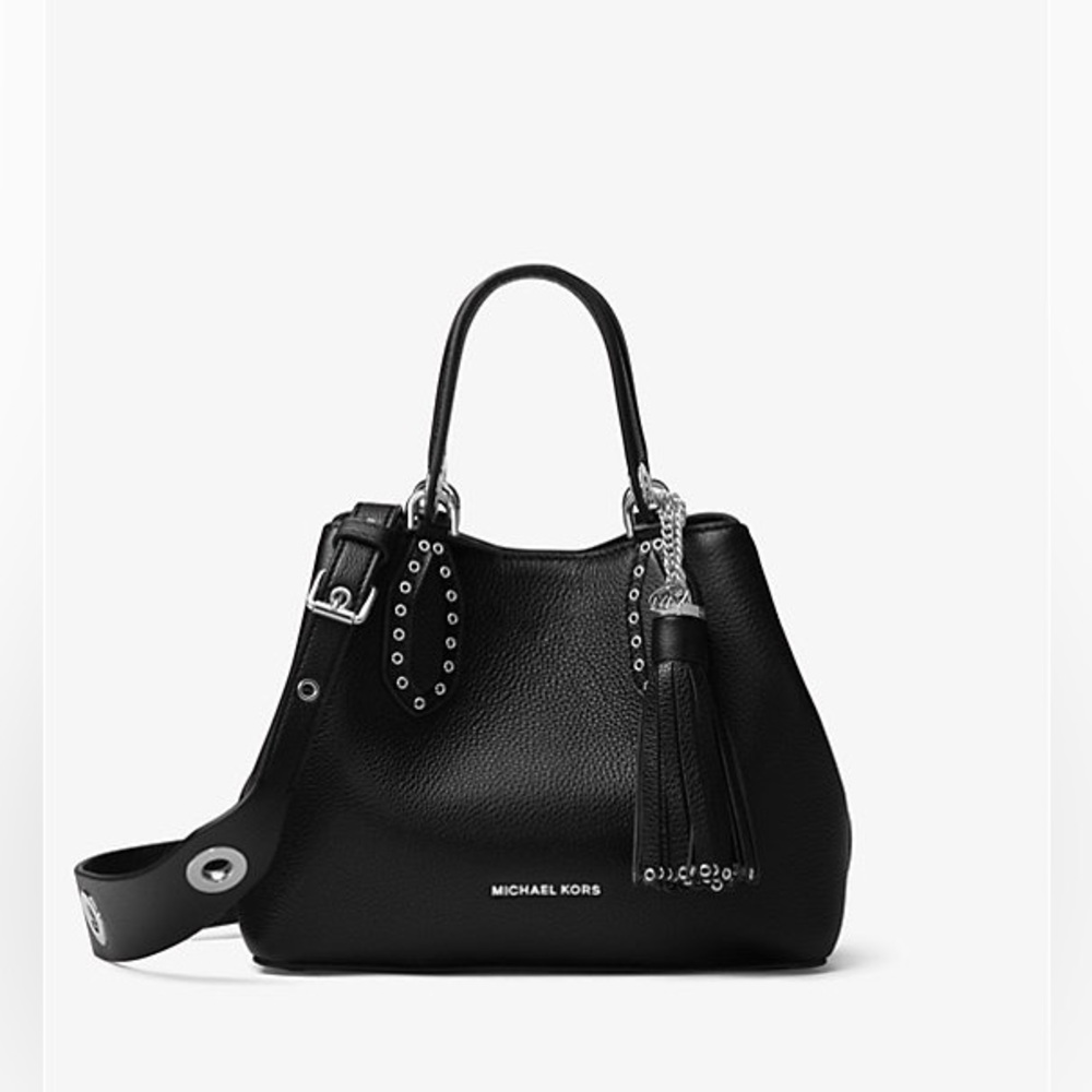 Michael Kors Black Pebbled Leather 2-way Shoulder Bag
